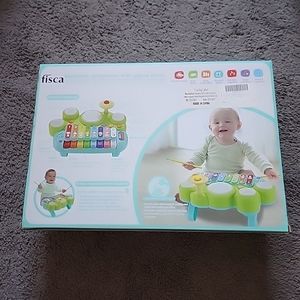 Electronic Xylophone With Game Drum